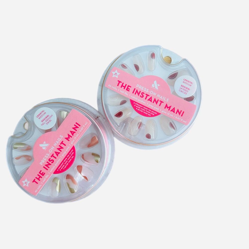 Olive & June Instant Mani Press-On Nails Medium 2-Pack New